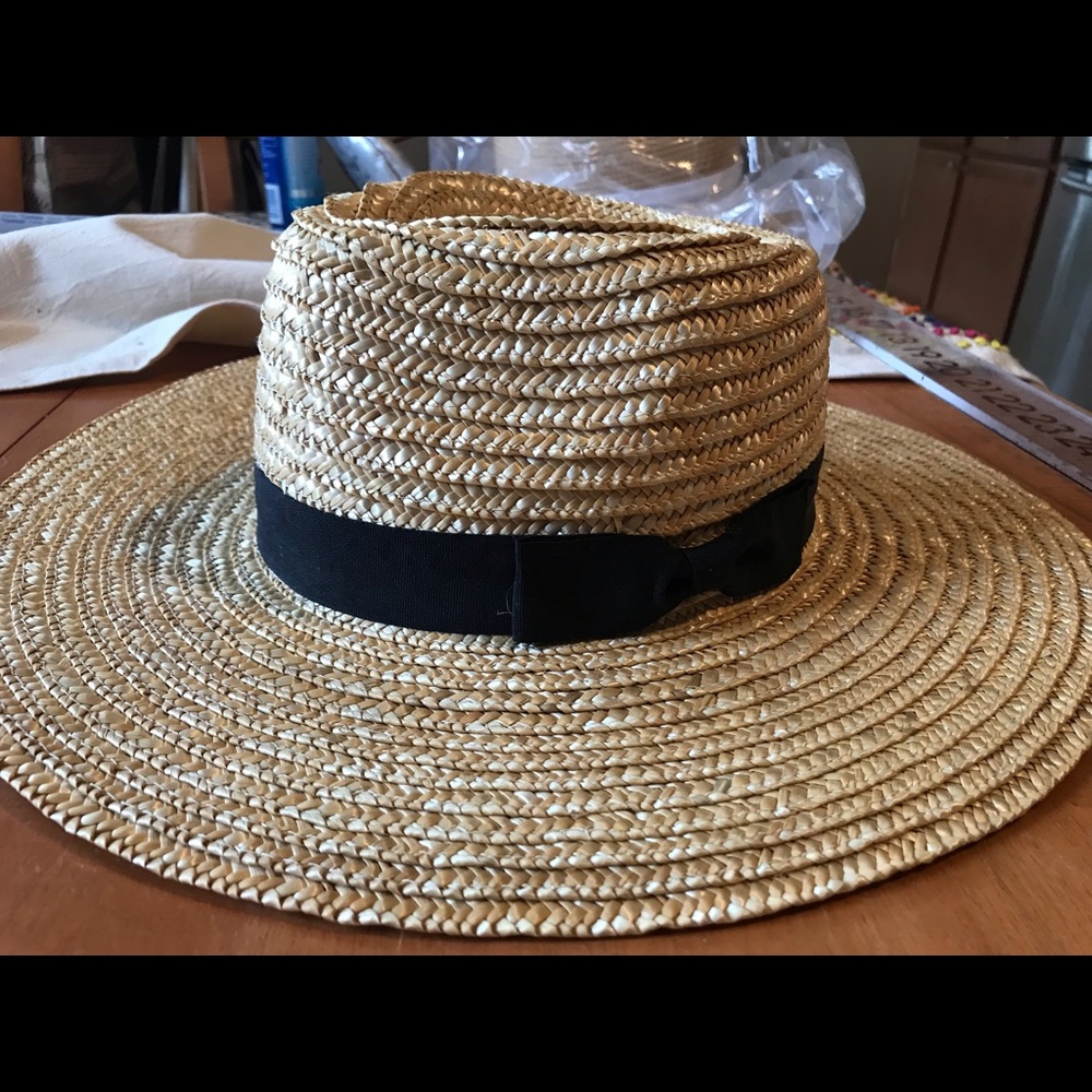 Wide Brim Straw Hat